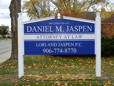 Daniel M Jaspen Attorney At Law Sign
